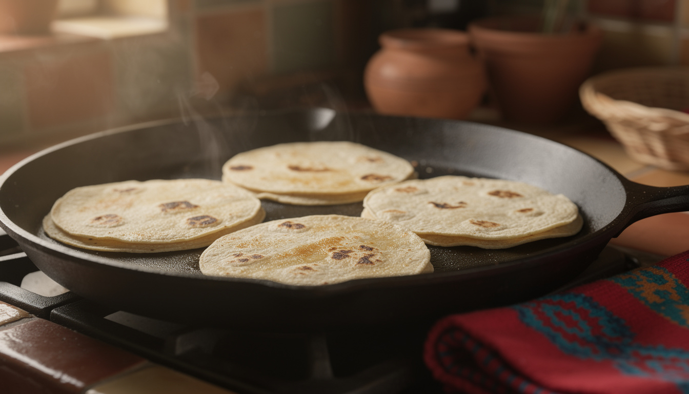 découvrez comment préparer des tortillas de maïs parfaites pour tacos avec la masa harina et une cuisson idéale à la poêle. recette facile et authentique pour des tacos savoureux.