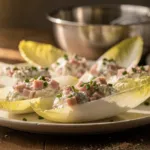 Barquettes d’endive au jambon et au fromage frais : un apéritif sans cuisson