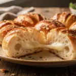 Briochettes salées à l'ail et au fromage à partager : elles remplacent les feuilletés le week-end