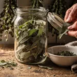 Comment faire sécher vos herbes du jardin et les conserver en bocal
