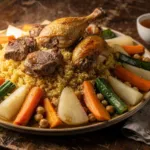 Couscous marocain : la recette à l’agneau, au poulet et aux légumes