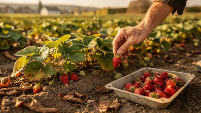 En Alsace, la sécheresse prolonge les récoltes de fraises « meilleures qu’en saison » en automne