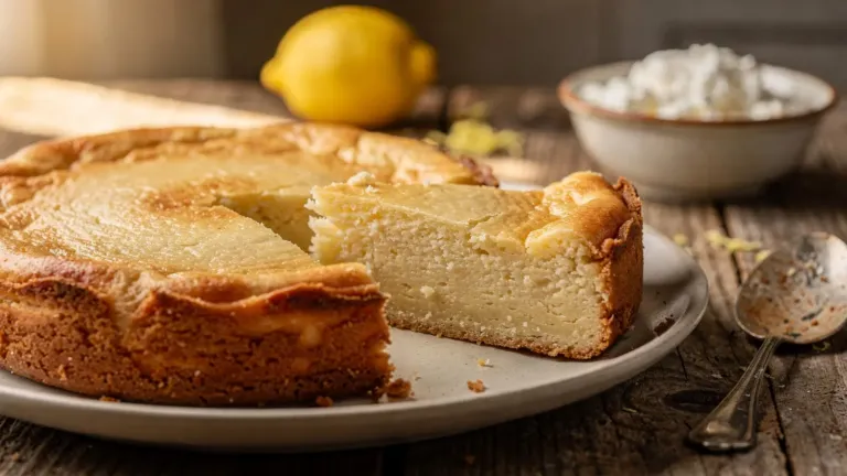 Fiadone corse : le brocciu remplace le beurre dans la pâte de ce gâteau fondant Fiadone corse : le brocciu remplace le beurre dans la pâte de ce gâteau fondant